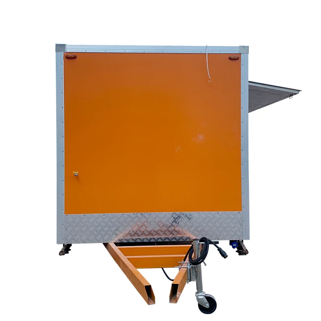 Custom Design Decorating Travel Trailer For Small Car Mobile Salon Truck