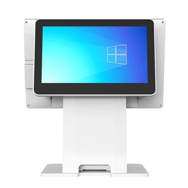 DLSUM-TA touch screen monitor with stand and customer display restaurant loyverse pos use portable monitor touchscreen
