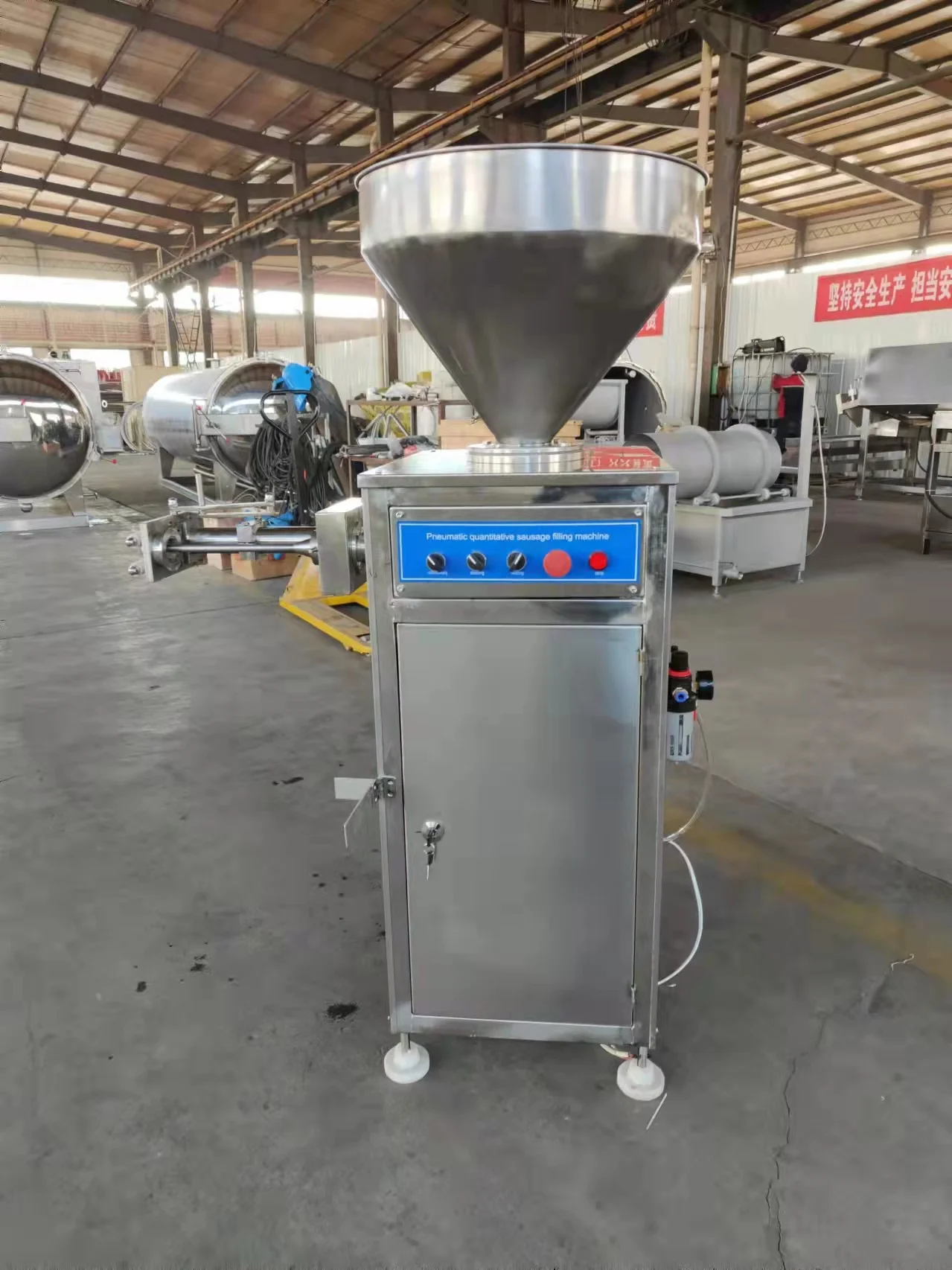 Sausage production making equipment / salami / ham processing line / smoked sausage stuffer