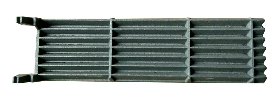 heavy-duty cast iron grates with special drainage channels char broilers Slanted cooking surface