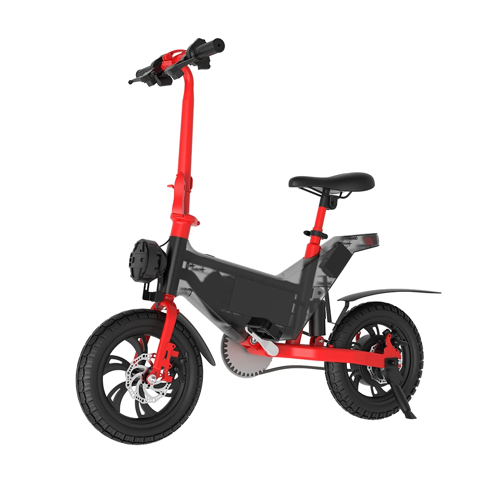 Alucard New Model 14 Inch 25KM/H Electric Folding Bicycle For Urban Leisure Sports With Shock Absorption System