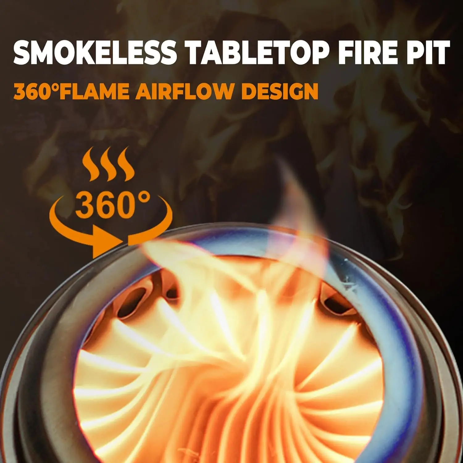 Table Fire Pit Camping Stove Outdoor Backpack Hiking Anti-smoke Windproof Stove Firewood Stove smokeless table top fire pit