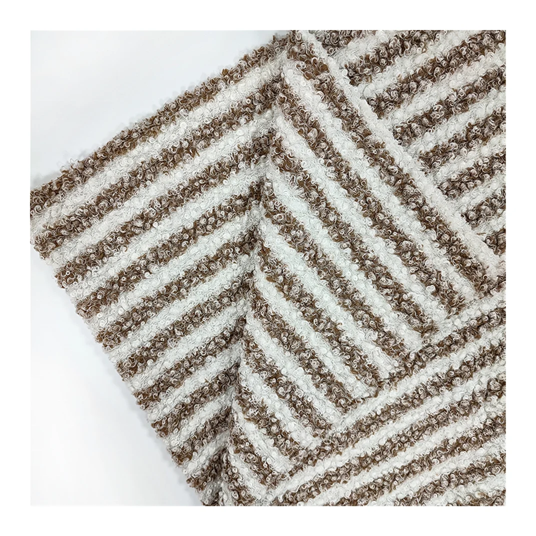 Factory direct supply Teddy fleece wholesale jacquard teddy bear fur fabric