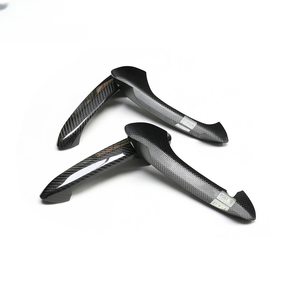 Hot Carbon Fiber Door Handle Cover Mould Overlayer External Door Protector Trim for Toyota Supra For BMW G20 G30 G15 F40 F95 F90