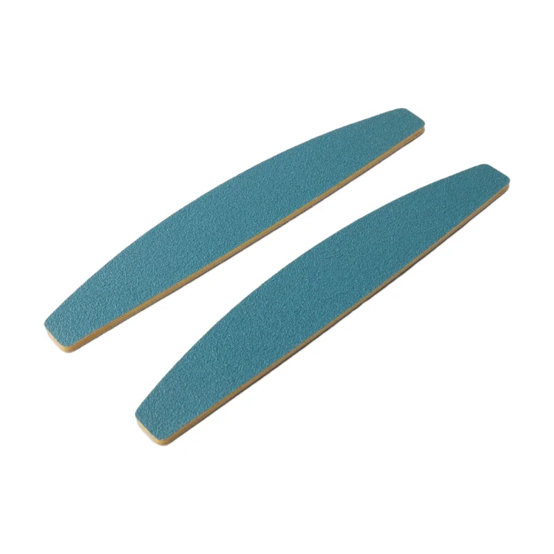 Nail File 100/180 And 180/240 Grit Half-Round Filing For Nails Hot Selling Customized Printed Washable Sandpaper Nail File
