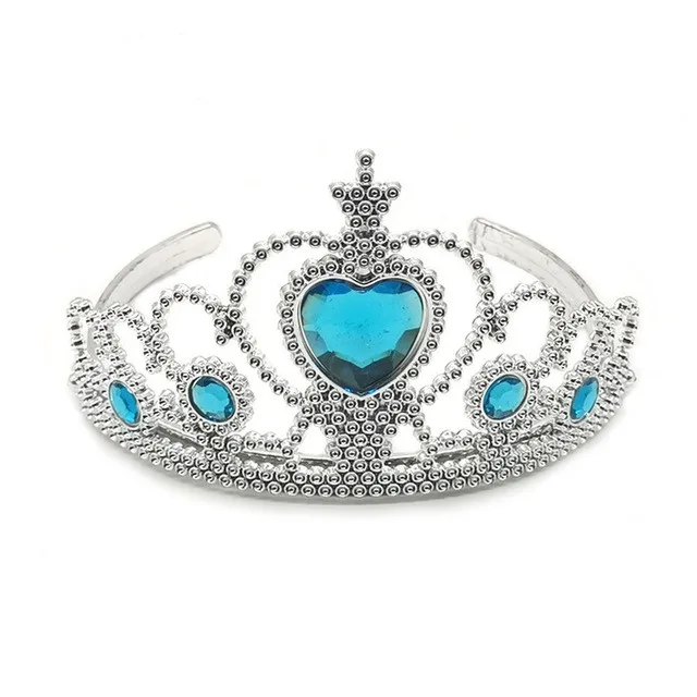 Children Tiara Headdress Headwear Cute Princess Crowns Heart Diamonds Hairband Headdress for Girls Kids Headband Accessories