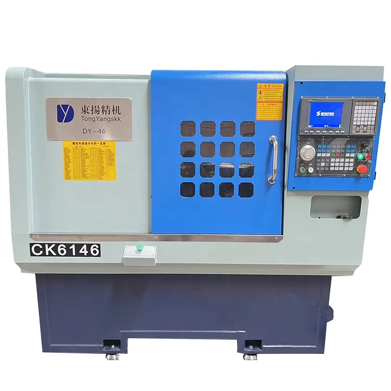 Factory Sale Cheap Price Horizontal Cnc 46 Slant Bed Lathe Machine Single Provided RC Automatic M2 Tail Stock Drill Holder Lathe