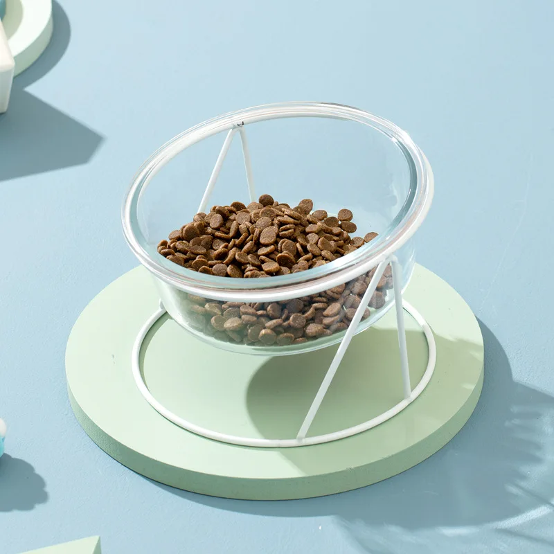 Promotional Simple Design Elevated Cat Bowl Pet Water Food Bowl Double Pet Bowl With Stand
