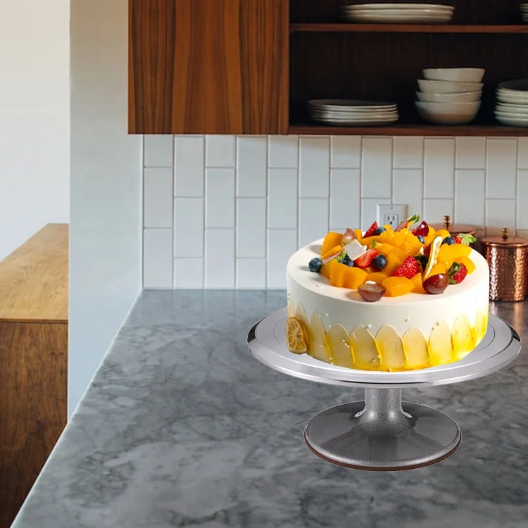 Оптовая продажа от производителя из алюминиевого сплава поворотный стол для торта 12-дюймовый украшения торта проигрыватель торт, проданы нащего завода