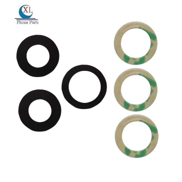 Стеклянный объектив задней камеры для iPhone 14 13 12 11 Pro Max 14 Plus 13 12 Mini Xs задняя камера объектив клейкий стикер Замена