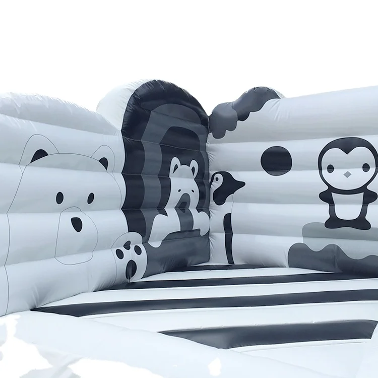 Bounce House With Blower And Slide For Kids Inflatable Castle Outdoor