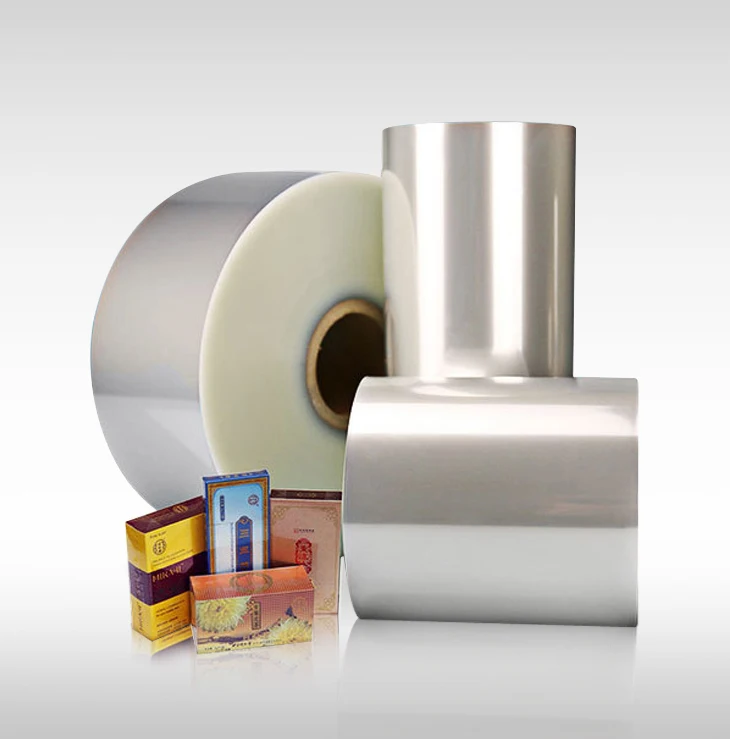 20 Micron Clear BOPP Heat Sealable Packaging Film In High Shrinkage/perfume soap Box Packaging