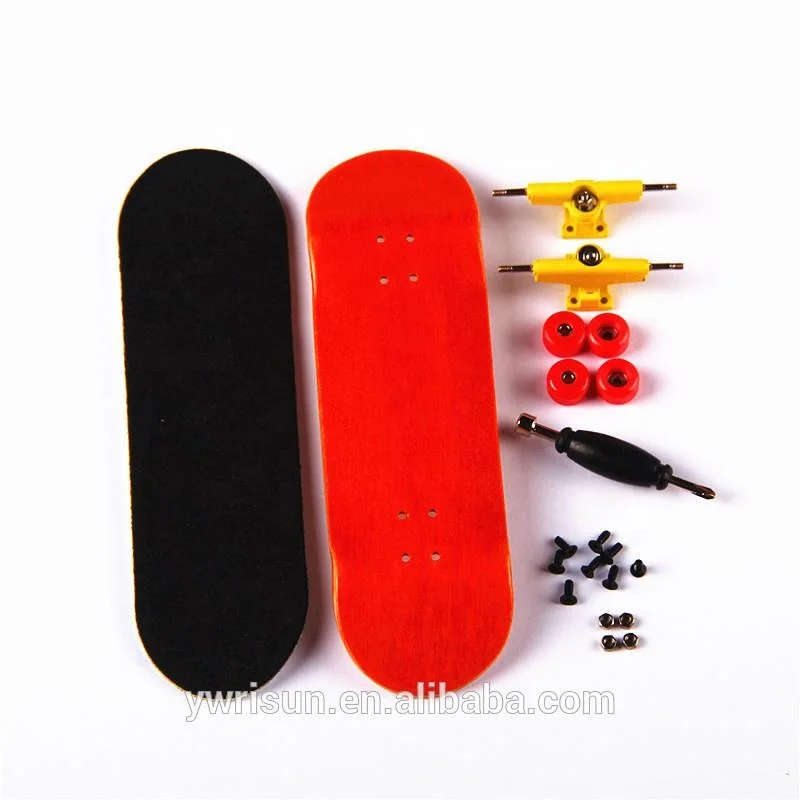Cheap 5ply 7ply  maple Fingerboard Plastic Children Desk Game Tech Deck Finger Skateboard Finger Board Skate
