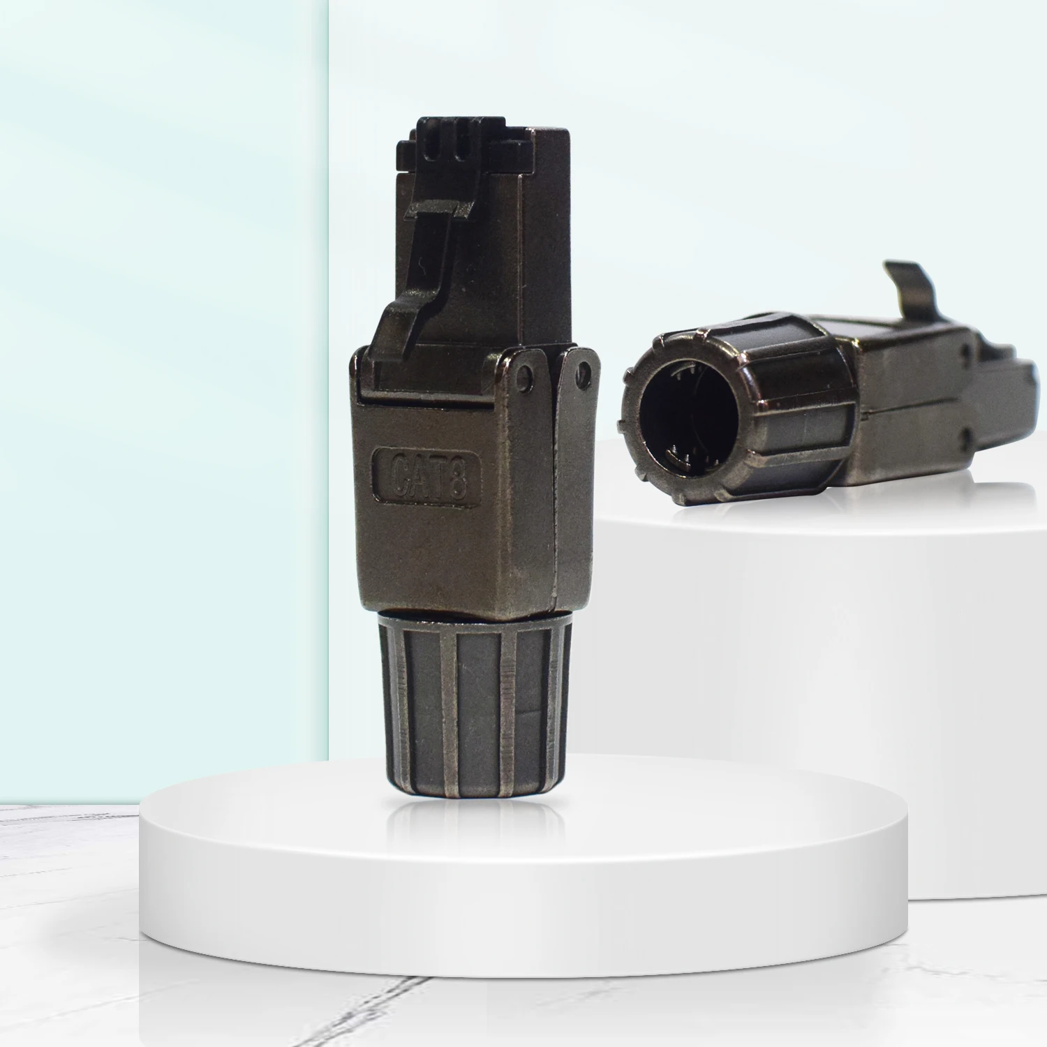 FTP Toolless Rj45 Модульный штекер 8P8C экранированный Cat7 Cat8 коннектор