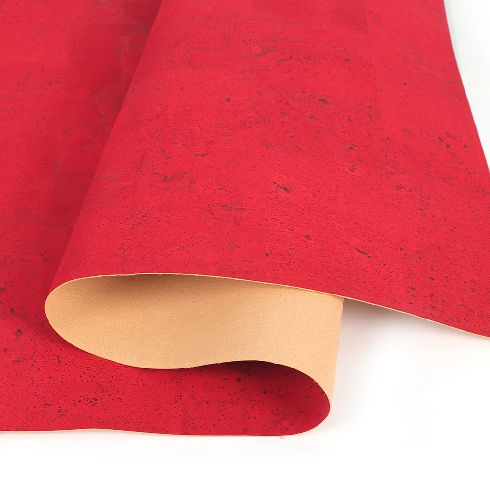 Лидер продаж в Португалии, цветная пробковая ткань, натуральный пробковый текстиль, настоящий пробковый лист, шоппер, женская сумка для путешествий и макияжа