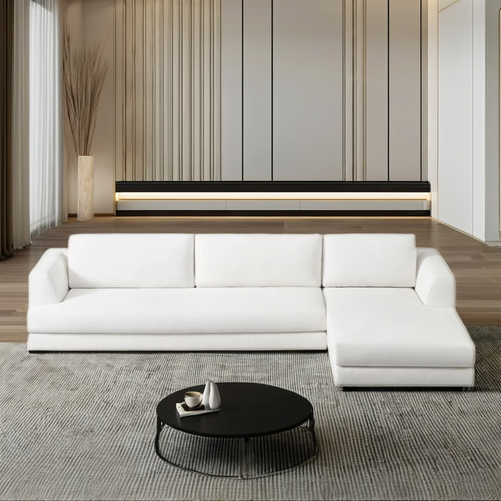 living room furniture set sofa home furniture subtle curves and down-blend cushions with beveled block arms sofa sectional