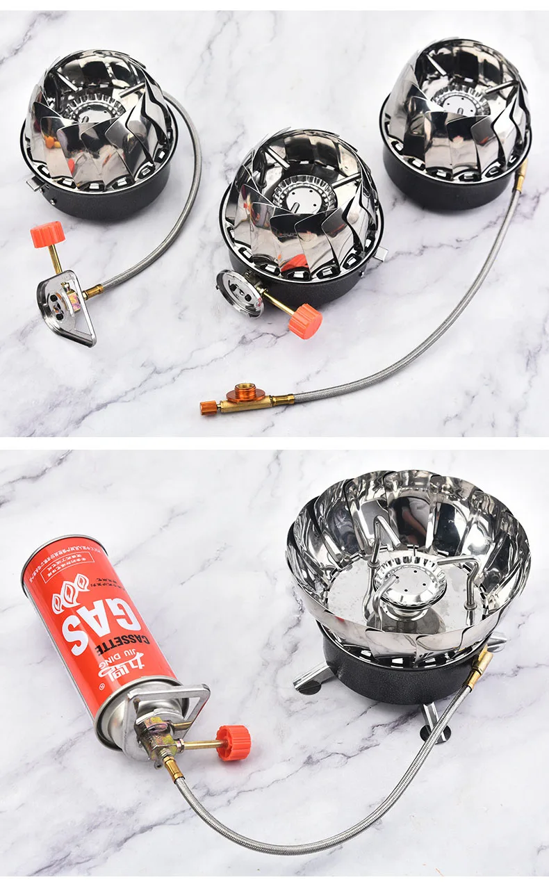 New Black Small Size Outdoor Camping Folding Cooker Portable Electric Professional Manufacturer Tourist Burner Gas Stove