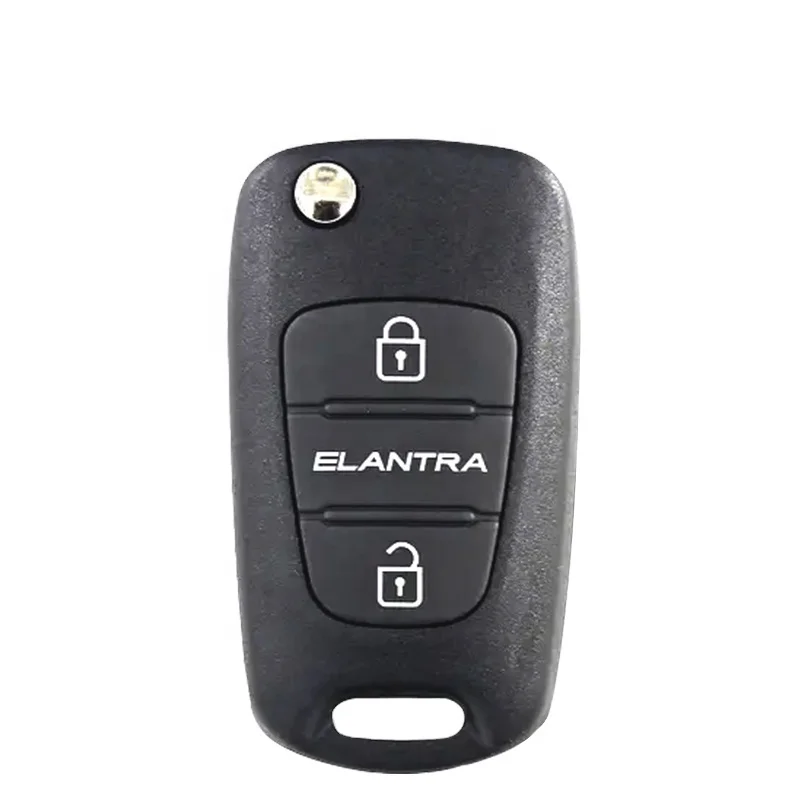 3 Button Flip Remote Auto Car Key Shell For Hyundai I20 I30 IX35 I35 Accent Solaris Elantra santa fe For cerato ceed