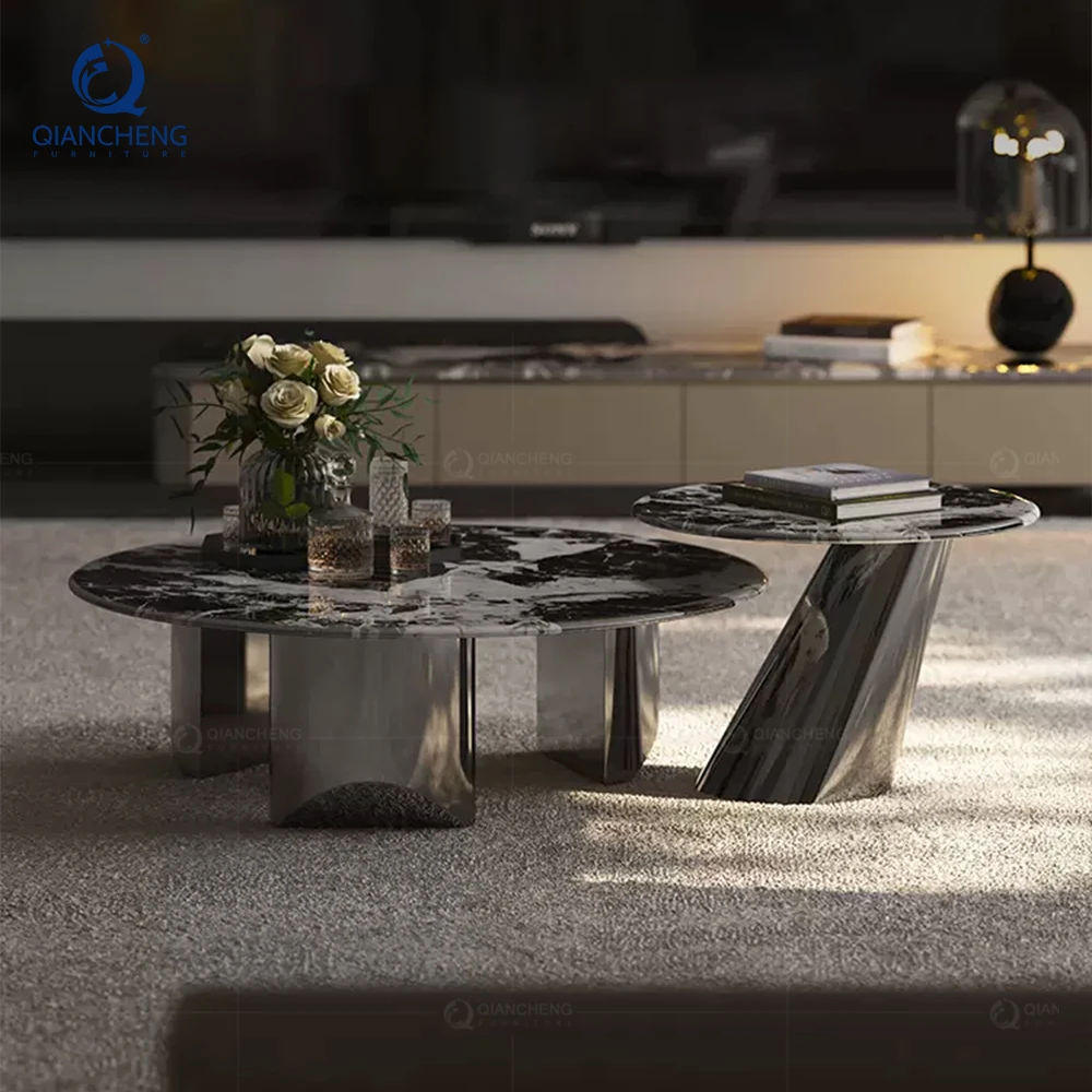 modern minimalistic wabi-sabi coffee table for ceo room simple bedroom hotel furniture bedside end center table made in china