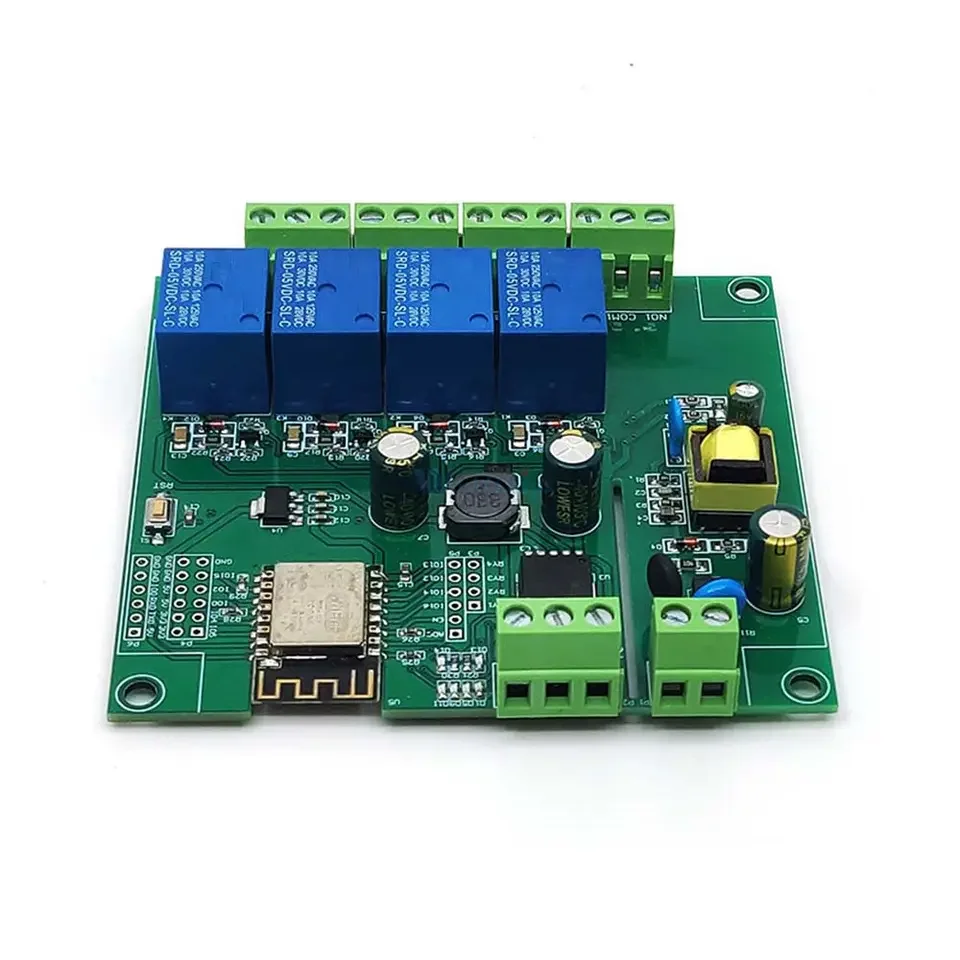 ESP8266 ESP-12F WIFI Relay Module 4 Channel AC90-250V/DC7-30V/5V Delay Relay Switch IDE Smart Home IOT Remote