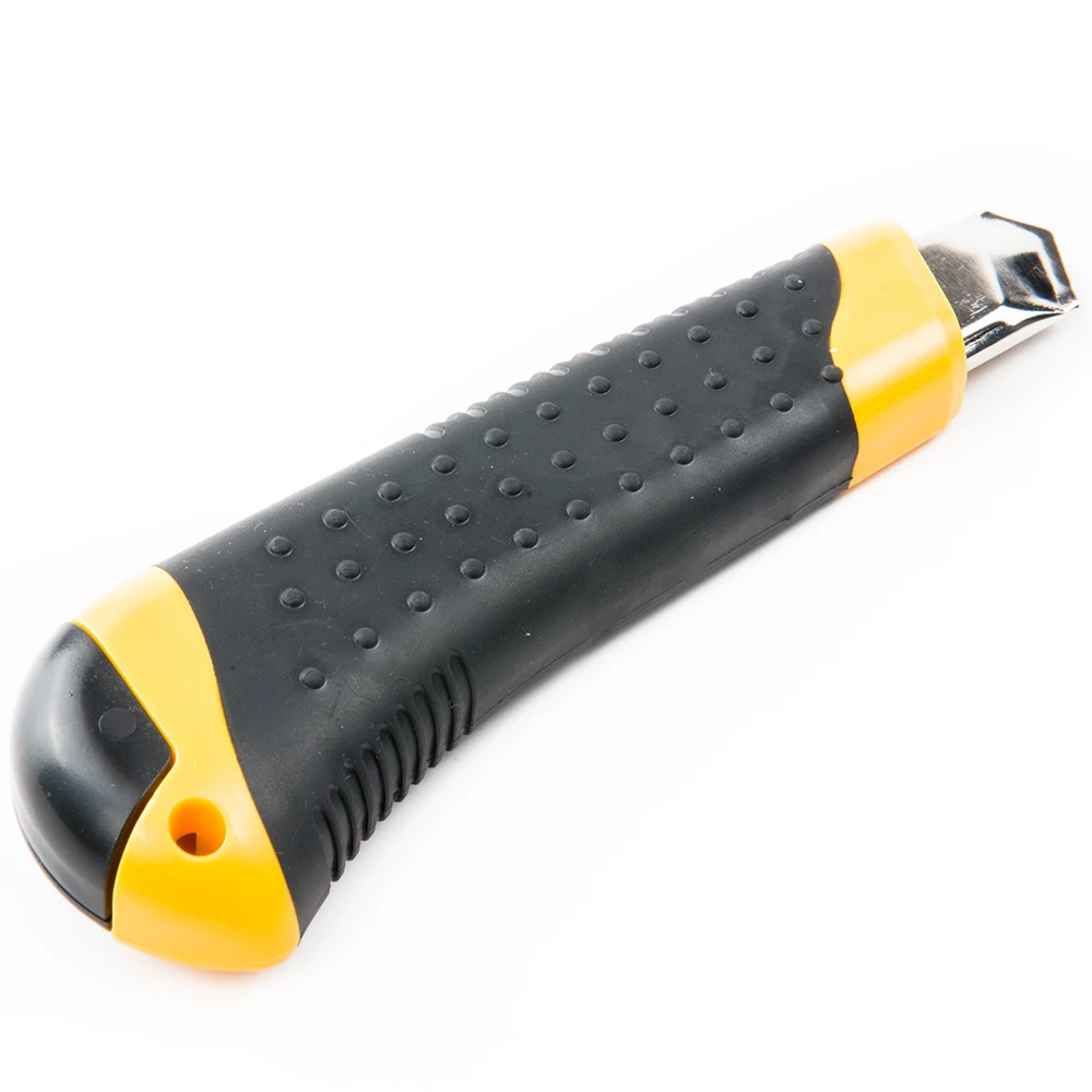 18mm multi function pocket snap off lock retractable blade plastic sliding knife  paper art office knife utility cutter knife