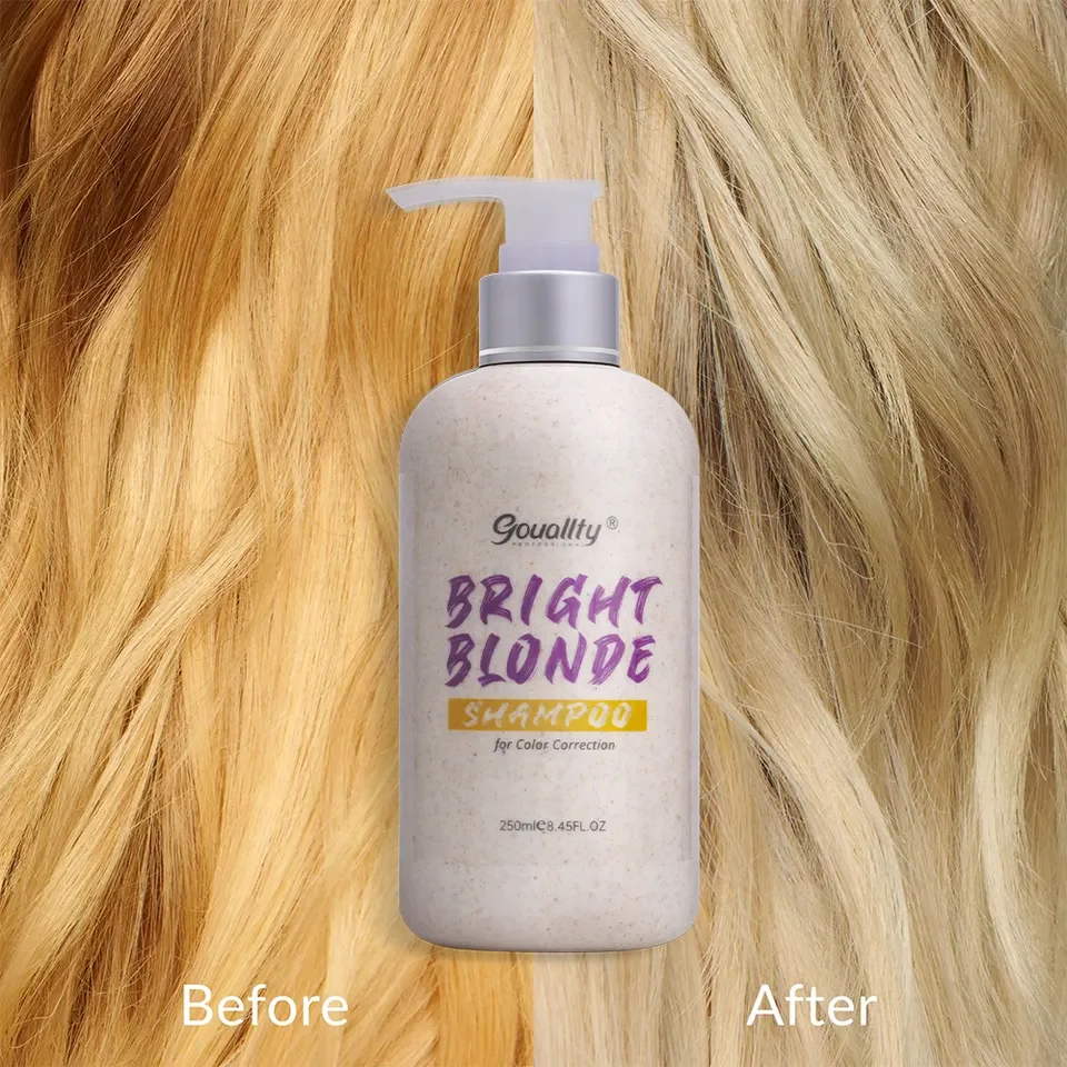 Custom Label Organic No Yellow Purple Hair Shampoo Brands