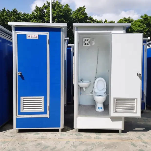 China Public Modular Mobile Toilets Cabin Outdoor Restroom Block Container Ablution Shower Portable Toilet