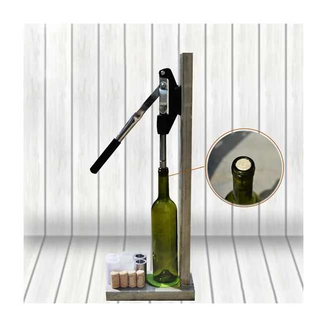 Semi Automatic Manual Wood Corking Machine Wine Bottle Cork Installing Machine