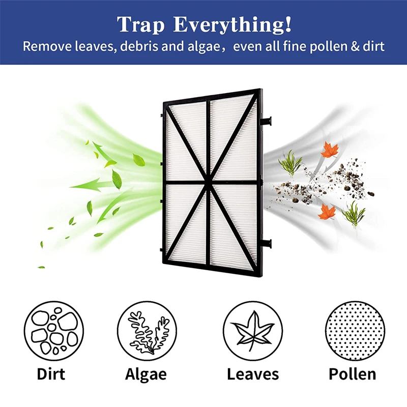 Ultra Fine Pleated Pool Cleaner Filter Part 9991432-R4 Panel for Dolphins M200 M400 M500 Nautilus CC Plus Robotic Pool Cleaner