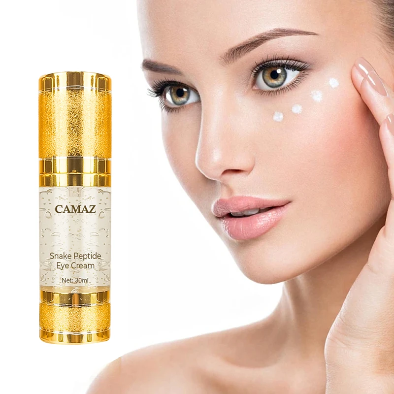 Hot Selling Snake Venom Peptide Brightens Eye Cream Reduce Dark Circles Relieve Eye Puffiness Brighten Eye Cream