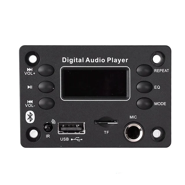 MP3 player module speaker TF card reader with USB with rechargeable battery screen mp3 player decoder board