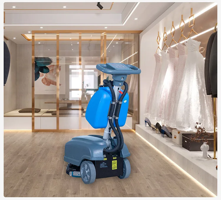 Hand-push Type Floor Scrubber Small Scrubbing and Waxing Machine Floor Cleaning Machine Industrial and Commercial Auto Scrubber