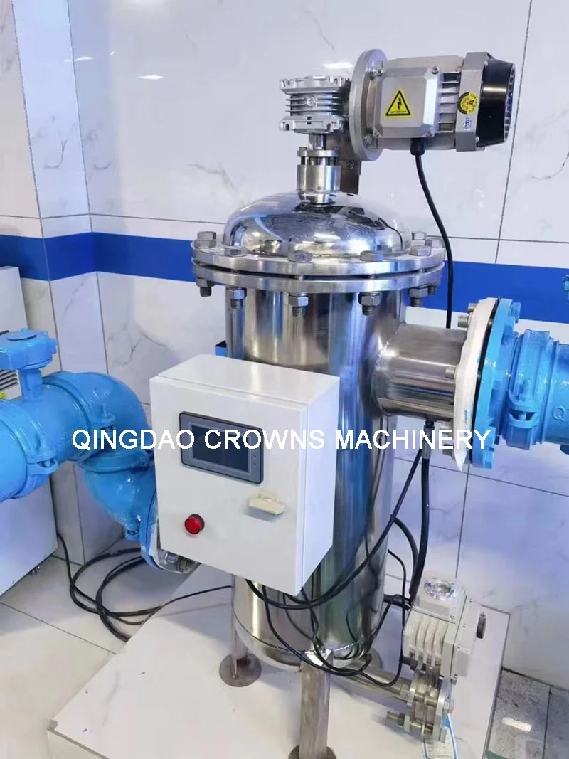 China supplier Automatic self cleaning brush filter stainless steel 304 self-cleaning filter For paint emulsion filtration