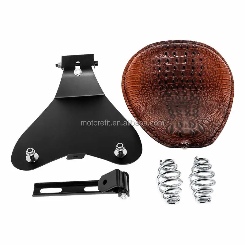 RTS High Quality Crocodile Motorcycle Solo Seat Spring Mounting Bracket Kit for Sportster XL 883 1200 48 Motorbike Seat