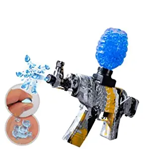 Gel Gun Electric Outdoor Toy Splatter Ball Bun Water Gel Beads for Adults Shooting Battle Games Toy Gun