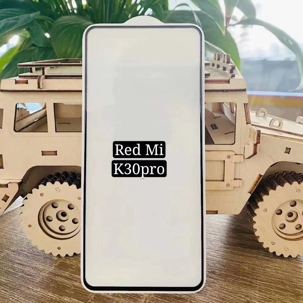 2.5D полностью наклеиваемая поверхность из закаленного стекла для мобильного телефона экрана для Xiaomi Redmi K30 Ультра Pro