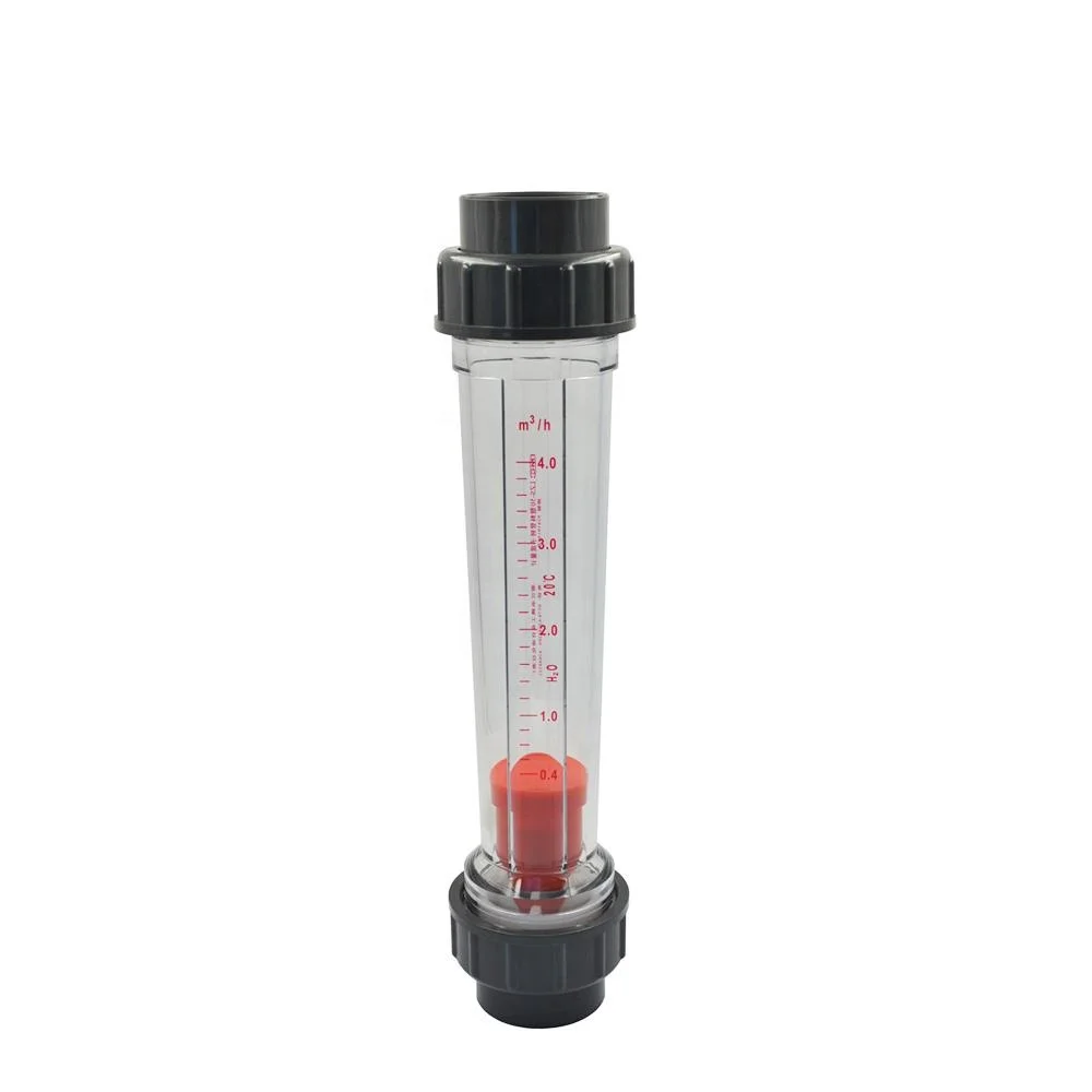 Acid Plastic Inline PVC Water flowmeter(Rotameter )