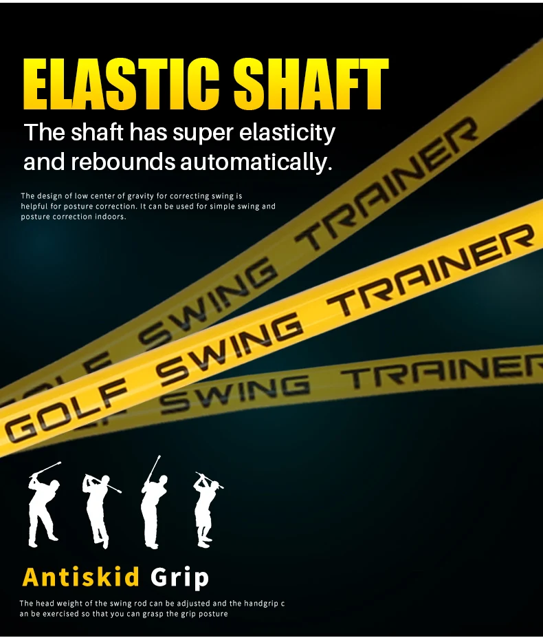 PGM HL004 Hotsale Colorful Double-Habdled Golf Swing Stick