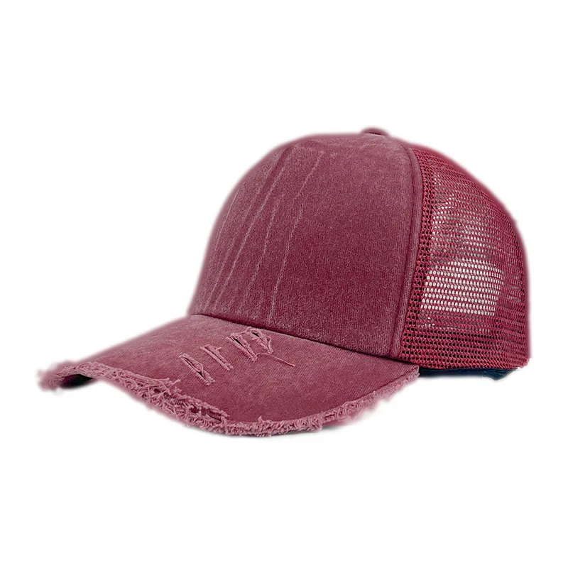 Custom blank logo old cowboy trucker hat classic retro embroidered printed baseball cap sports caps distressed trucker hat