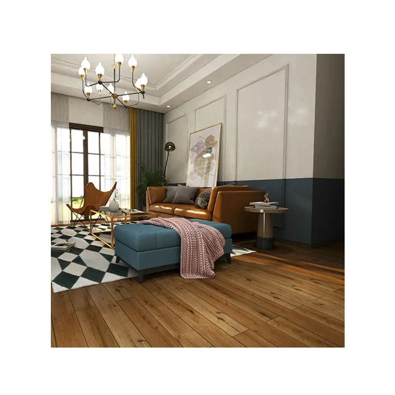 Traditional Style Brushed Multi-Layer Oak Durable Waterproof Engineered Wood Flooring