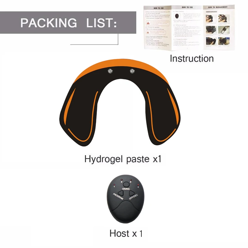 Fitness Massage Custom LOGO EMS Stimulation Lifting Buttocks Muscle Hip Trainer