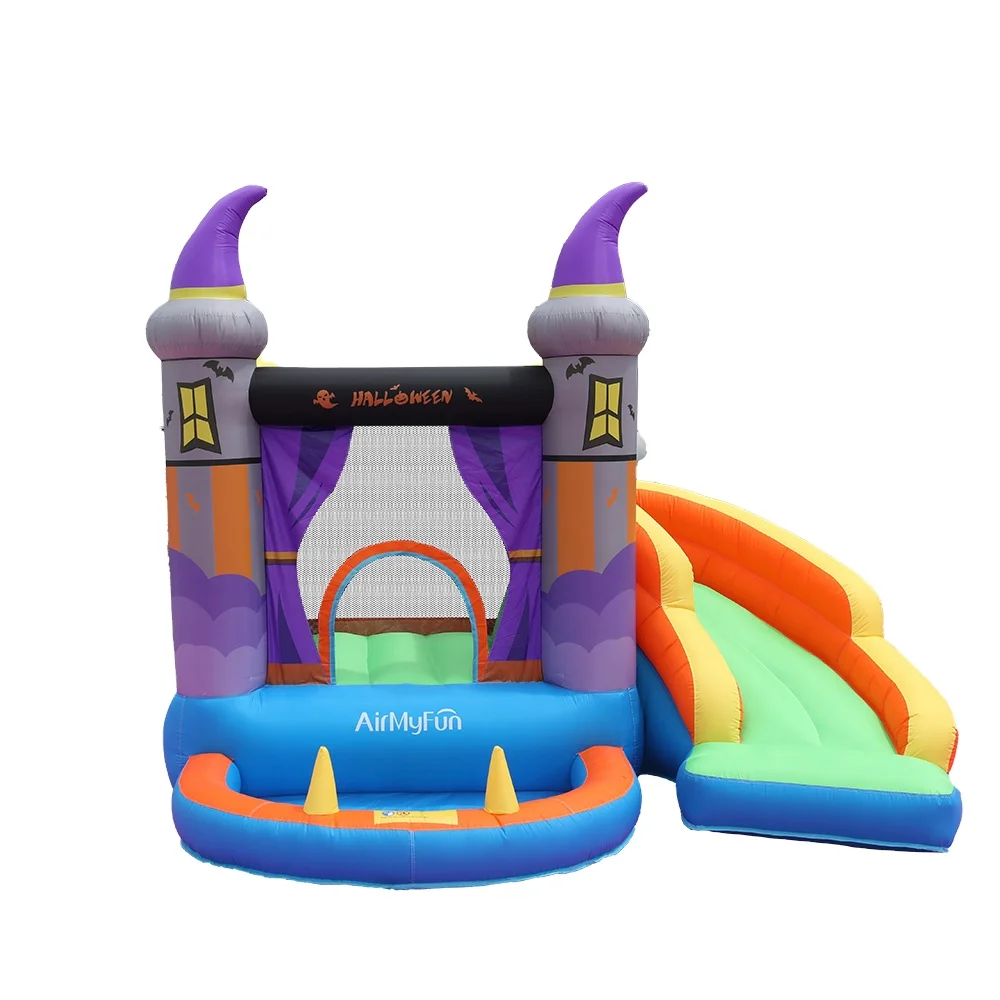 Newly designed Halloween Inflatable Bouncer Castle Game For Kids Inflatable House Party Jump Bouncing And Slide Combo Outdoor