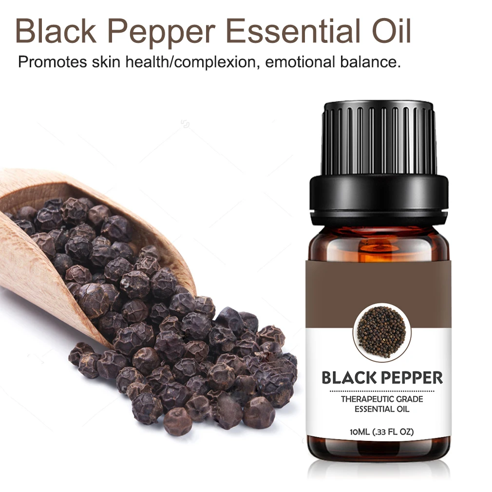 2022 manufacturer Refining Good Price Bulk Massage oil 100% Pure Natural Organic essential oil black pepper