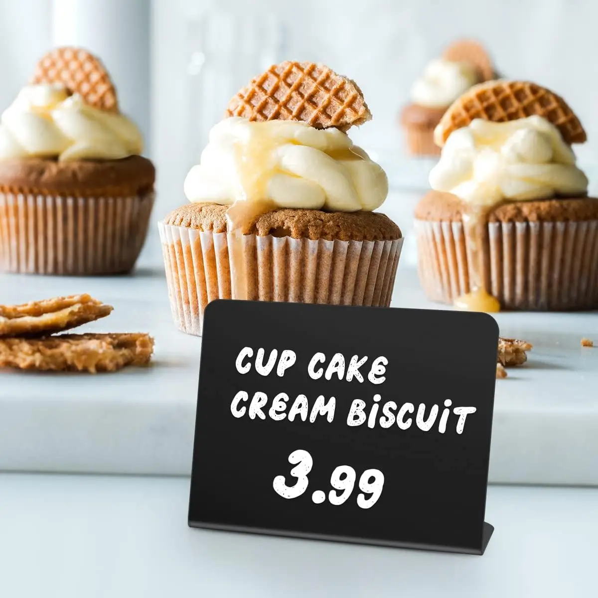 Small L Shaped Blackboard Chalkboard Signs and Food Labels Buffet Tags Weddings Birthday Parties