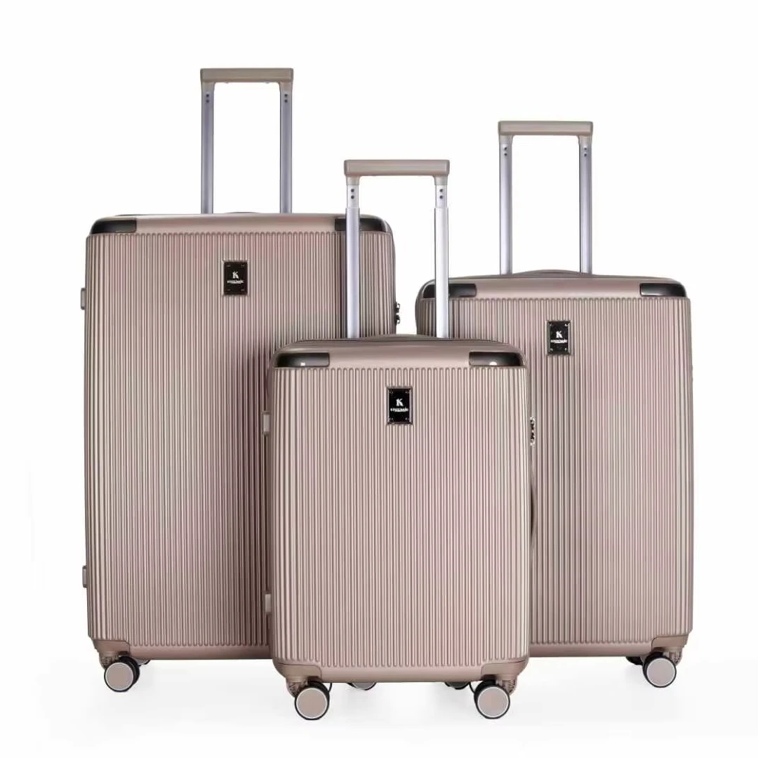 100% PC hig quality material aluminum trolley  shell classic suitcase outdoor long-distance travel business trip trolley luggage