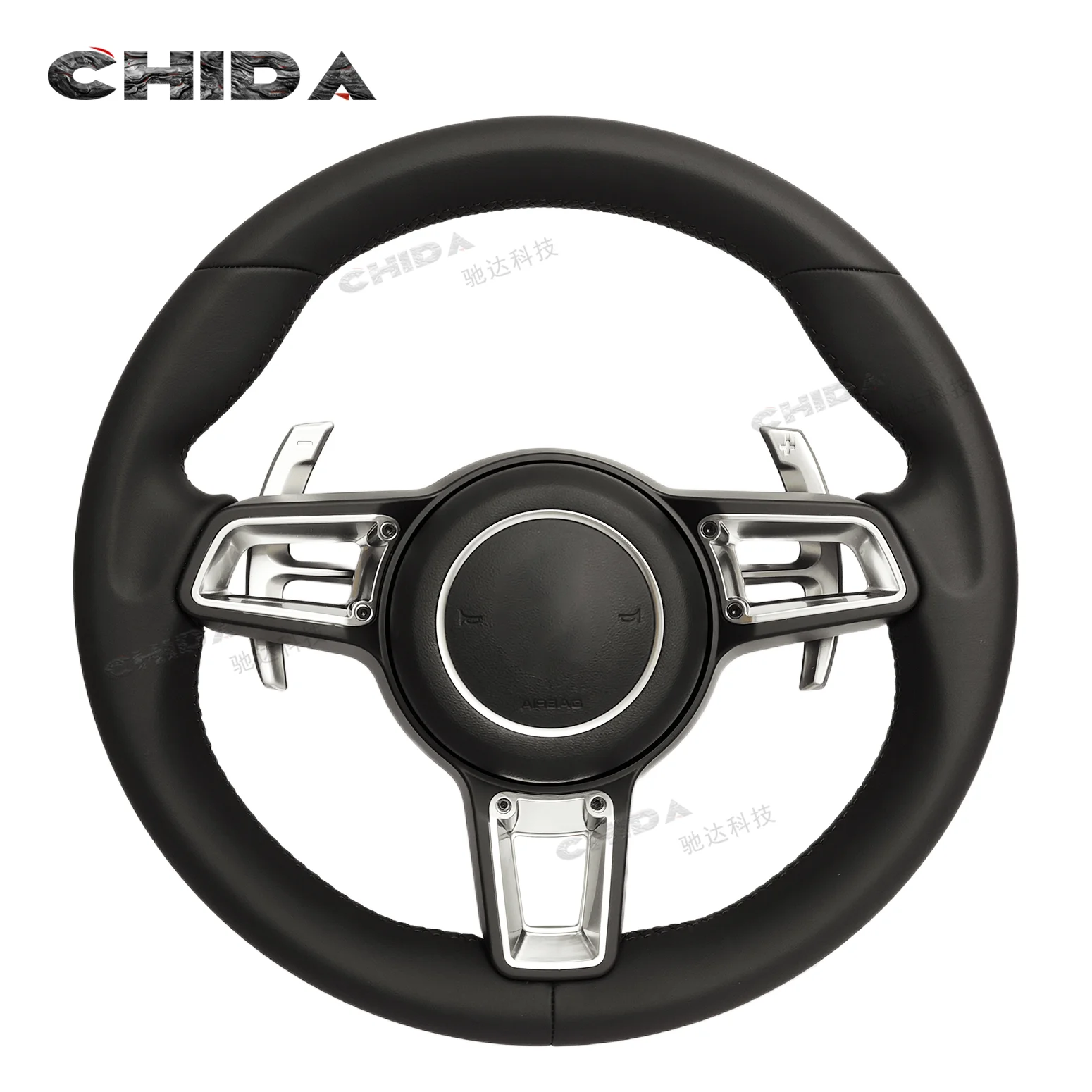 Черный кожаный руль без пуговиц Для Porsches Cayenne Panamera 911 997 985 981 918 боксер Cayman 987