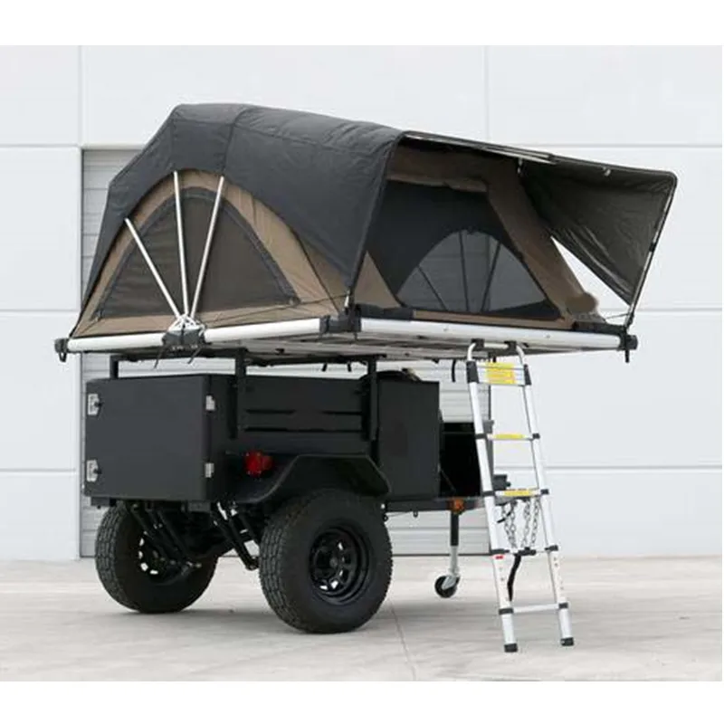  Маленький легкий внедорожный трейлер Ecocampor 4wd Overland с выдвижной палаткой до 20 футов для