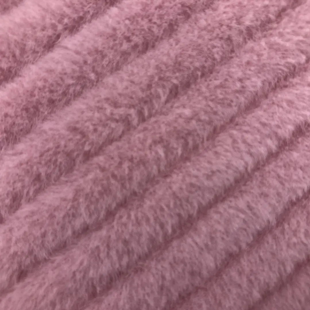 new design 100% polyester dyeing rabbit fur for garment