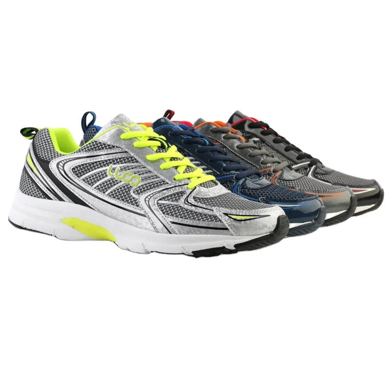 GT-21806M Anti-slippery Breathable Mesh Running Shoe Man OEM Branded Sport Shoe Man