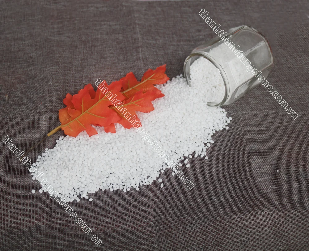 Белоснежные мраморные чипсы, камень, дробленый камень, Внешнее украшение, вьетнамский ландшафт, дешевый полированный шелковистый рис